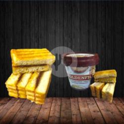 Roti Bakar Milo - Goldenfil Tiramisu Crunchy