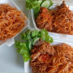 Spaghetti Ayam Geprek Ceumin