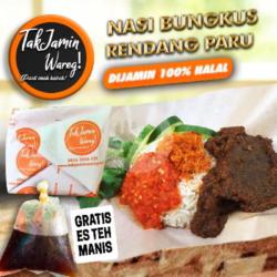 Nasi Bungkus Rendang Paru