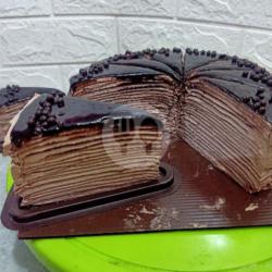 Double Chocolate Mille Crepes