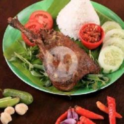 Bebek Sambel Korek   Nasi