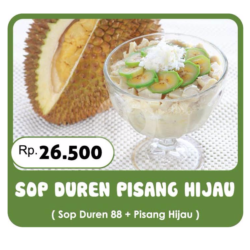 Sop Duren Pisang Hijau