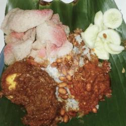 Nasi Telor Rendang   Rendang Daging