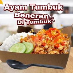 Paket Gepuk Dower Ayam Tumbuk Sambel Matah