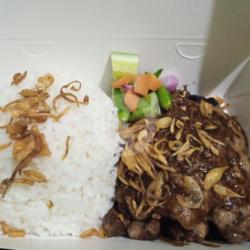 Paket Nasi Sate Sapi Hemat