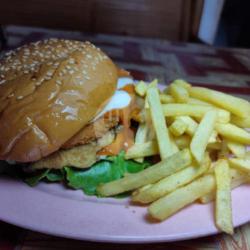 Burger Super Keju Kentang