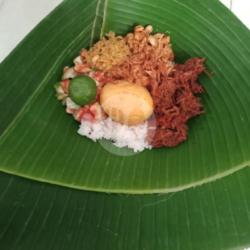 Nasi Daun Daging Sapi   Opor Telur