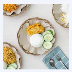 Ayam Geprek   Jamur   Nasi X Cappucino