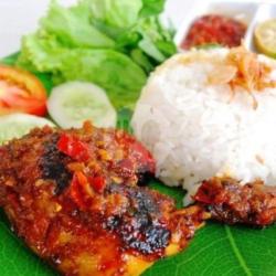 Ayam Bakar Kalasan   Nasi