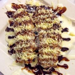 Pisang Crispy Susu Coklat Keju