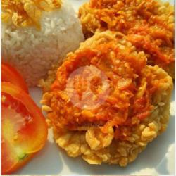 Nasi Tempe/tahu Crispy Geprek