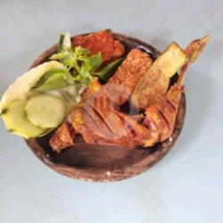 Ayam Kampung Sambel Tempe Terong Tanpa Nasi