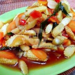 Udang Cah Jagung Muda