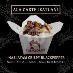 Nasi Ayam Crispy Blackpepper