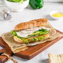 Poach Chicken Sandwich (low Cal)