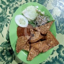 Paket C Nasi   Tahu Mix Tempe   Terong Sambal Lalapan Cak Pul