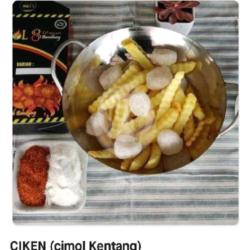 Ciken Cimol Kentang (sapi Panggang)