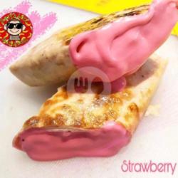 Kebab Pisang Strawberry