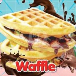Waffle Coklat Choco Crunch