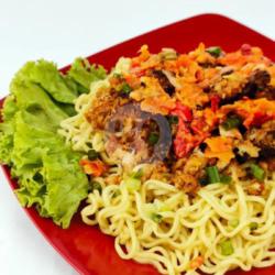 Mie Geprek Bakar