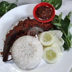 Nasi Lele Goreng Kremes ( Sambal Pedas Manis )