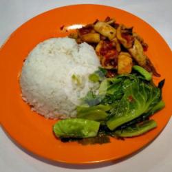 Nasi   Cumi   Sayur