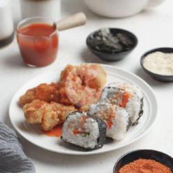 Kimbab Sosis   Chicken Karage Spicy