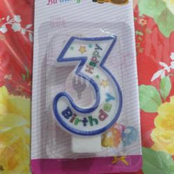 Lilin Angka 3