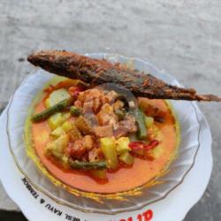 Lontong Sayur   Ikan Bumbu Bali