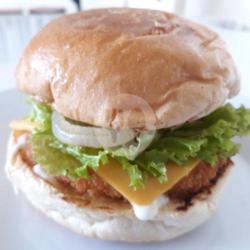 Chicken Burger Keju