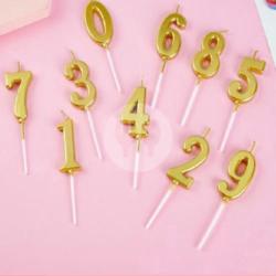 Lilin Angka Gold