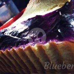 Roti Bakar Blueberi   Susu