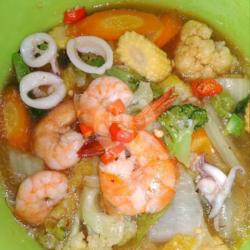 Capcay Seafood Goreng/kuah