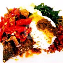 Nasi Padang Dendeng Batokok/ Lambok