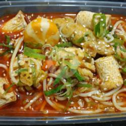 Spaghetti Seafood Kuah Gochujang