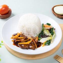 Nasi Sapi Saus Mentega