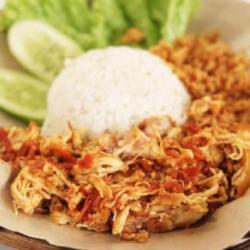 Ayam Geprek Saus Lava Keju