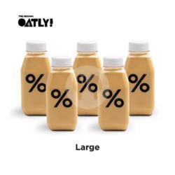 5x % Arabica Bottled Caffe Latte Oatly Oat Milk Large (330ml)