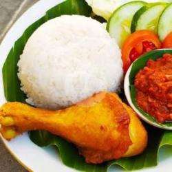 Paket Ayam Penyet   Nasi   Tempe Dan Tahu