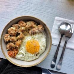 Nasi Ayam Carbonara