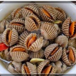 Kerang Darah Rebus Sambal Kacang