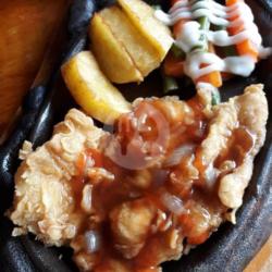 Crispy Chicken Steak Saus Bbq