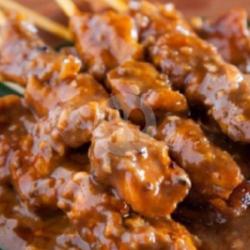 Sate Ayam Campur Kulit Bumbu Kecap / Kacang