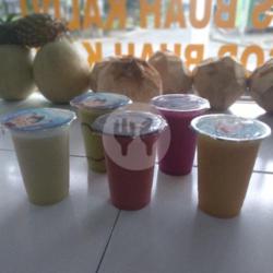 Jus Mix (melon, Buah Naga, Strawberry, Jeruk, Nanas, Alpukat, Belimbing, Mangga, Apel, Pear)