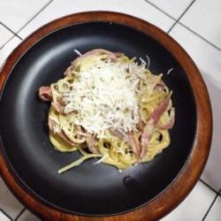 Spaghetti Carbonara Beef