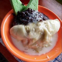 Sop Durian Ketan Hitam Roti Tawar Susu Keju