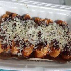 Pisang Crispy Coklat Keju