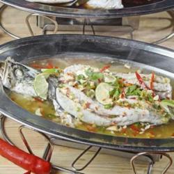 Steamed Fish With Lime Sauce Large