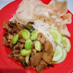 Nasi Gila Pete Bakso