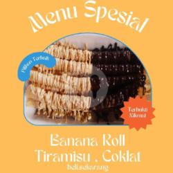 Pisang Roll Tiramisu,coklat